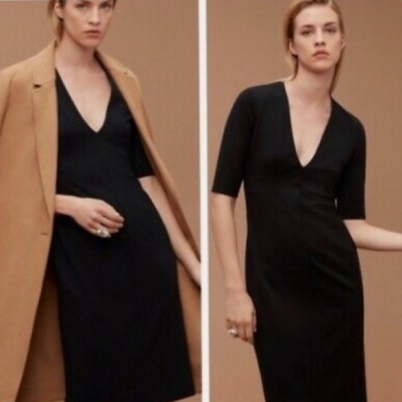 Babaton Dresses & Skirts - Babaton black V line dress Leon pencil dress